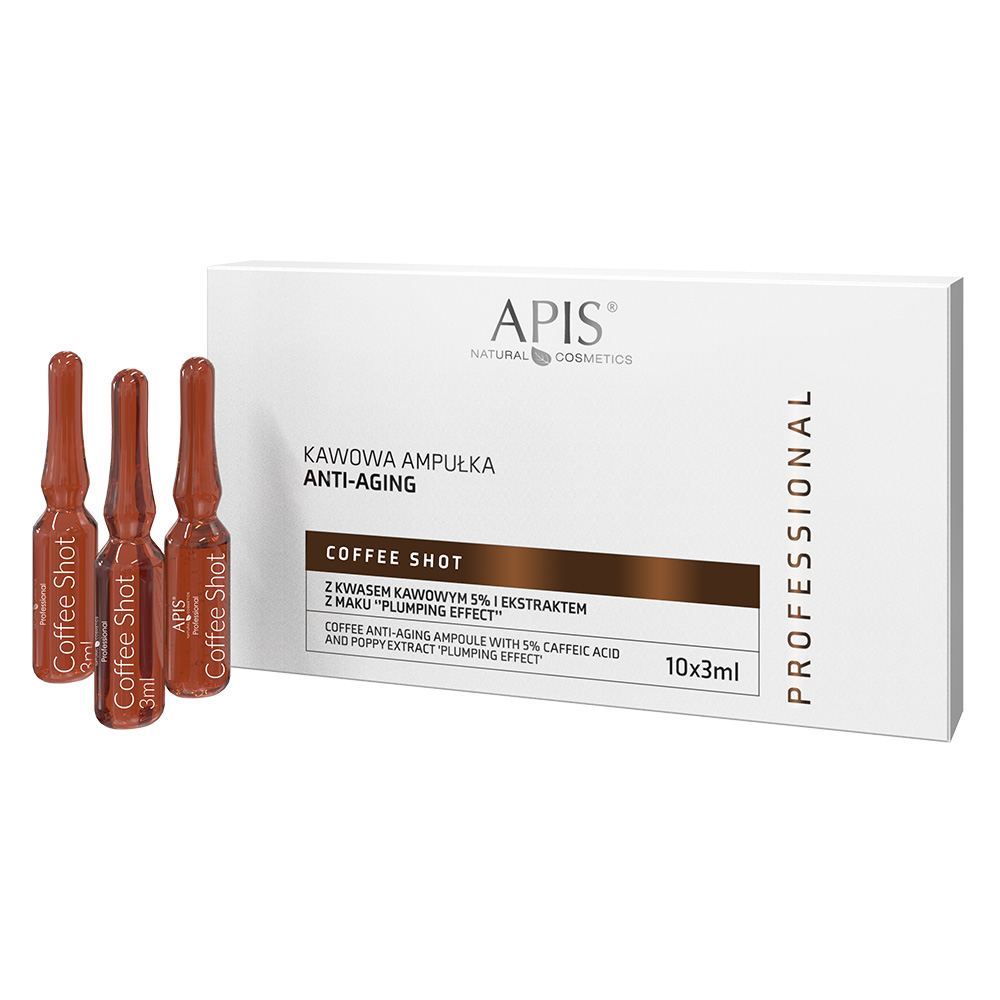 APIS Coffee Shot Kawowa Ampułka Anti-Aging 10x3ml