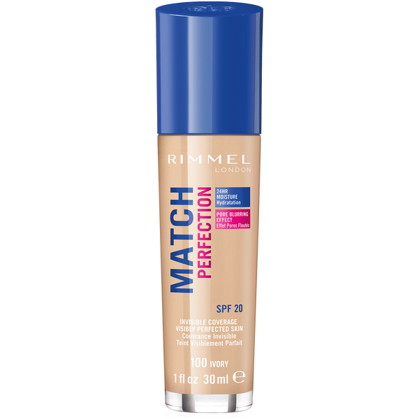 Rimmel Match Perfection Podkład 100 Ivory
