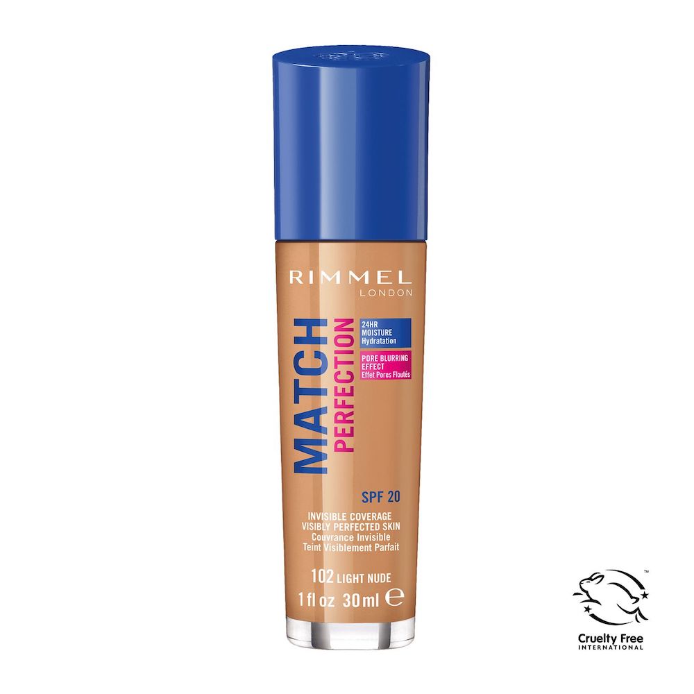 Rimmel Match Perfection Podkład 102 Light Nude