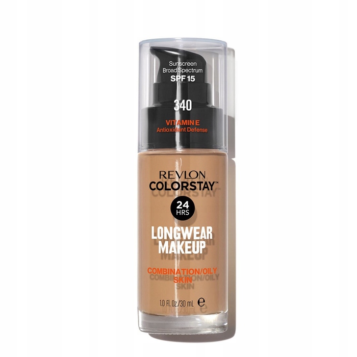 ColorStay Podkład Cera Tłusta i Mieszana 340 Early Tan z pompką