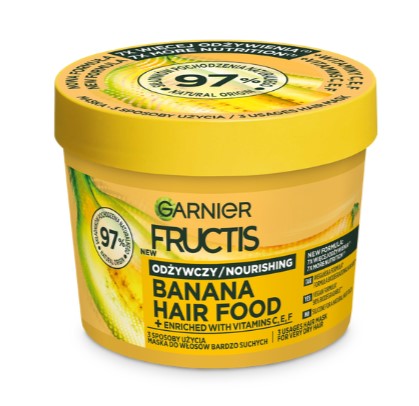 Fructis Banana Hair Food Maska do Włosów Banana