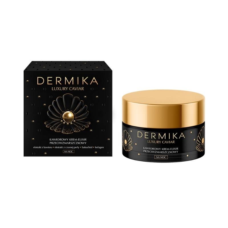 DERMIKA LUXURY CAVIAR Kawiorowy krem-elixir przeciwzmarszczkowy na noc 50 ml
