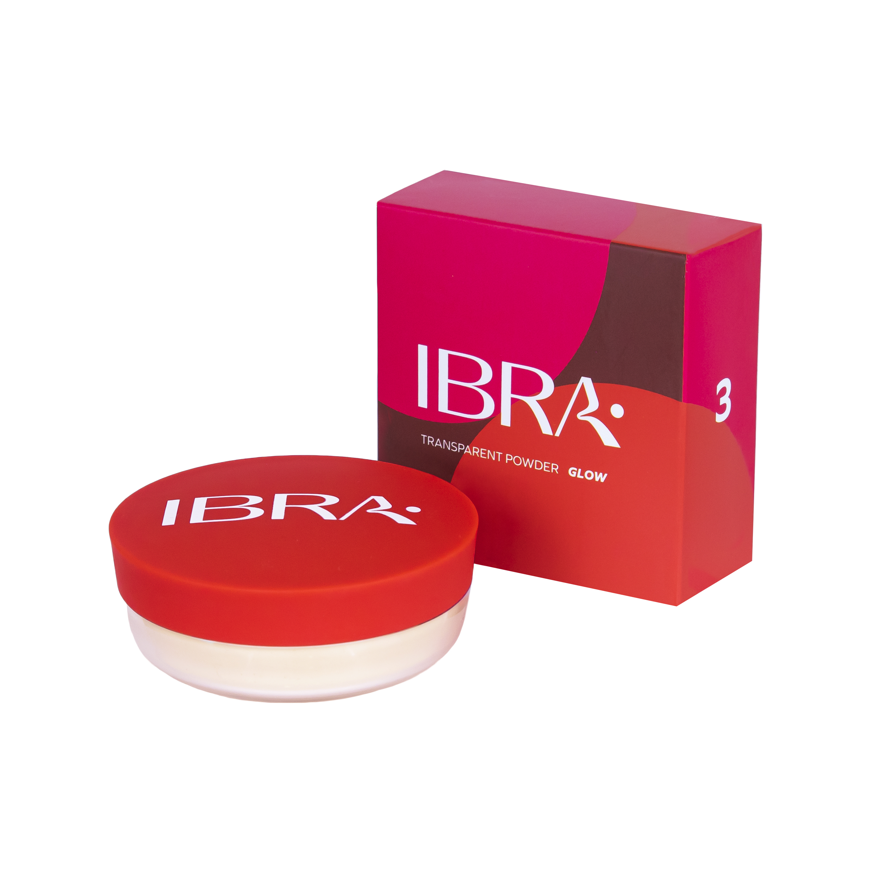 IBRA Makeup Sypki Puder Transparentny Glow nr 3 12g
