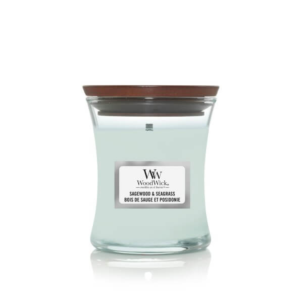 WoodWick Świeca Mała Sagewood & Seagrass