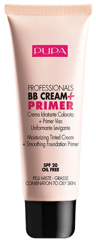 Pupa BB Cream Primer Krem BB SPF20 Cera Tłusta 001 Nude
