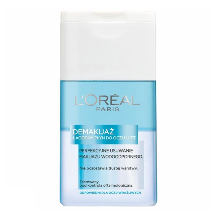 Loreal Dwufazowy Łagodny Płyn do Demakijażu Oczu i Ust 125ml