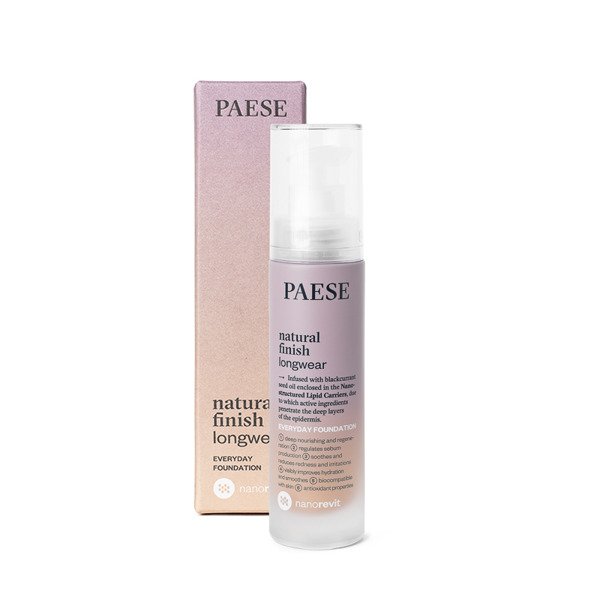 PAESE Podkład do Twarzy Nanorevit Natural Finish Longwear 1.5 Nude