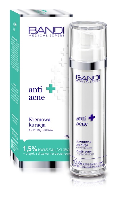Bandi Anti Acne Kremowa Kuracja Antytrądzikowa 50ml