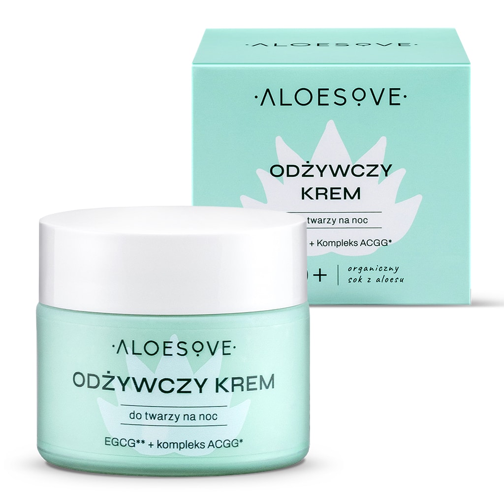 ALOESOVE Odżywczy Krem do Twarzy na Noc 50ml