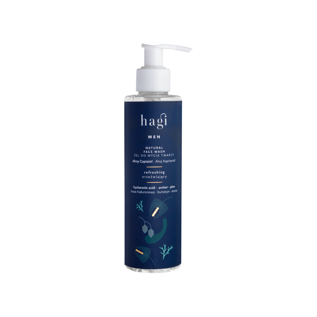 Hagi Men Żel do Mycia Twarzy Ahoj Kapitanie 200ml