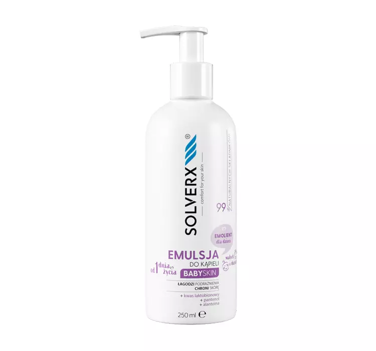 Solverx Baby Skin Emulsja do Kąpieli dla Dzieci 250ml
