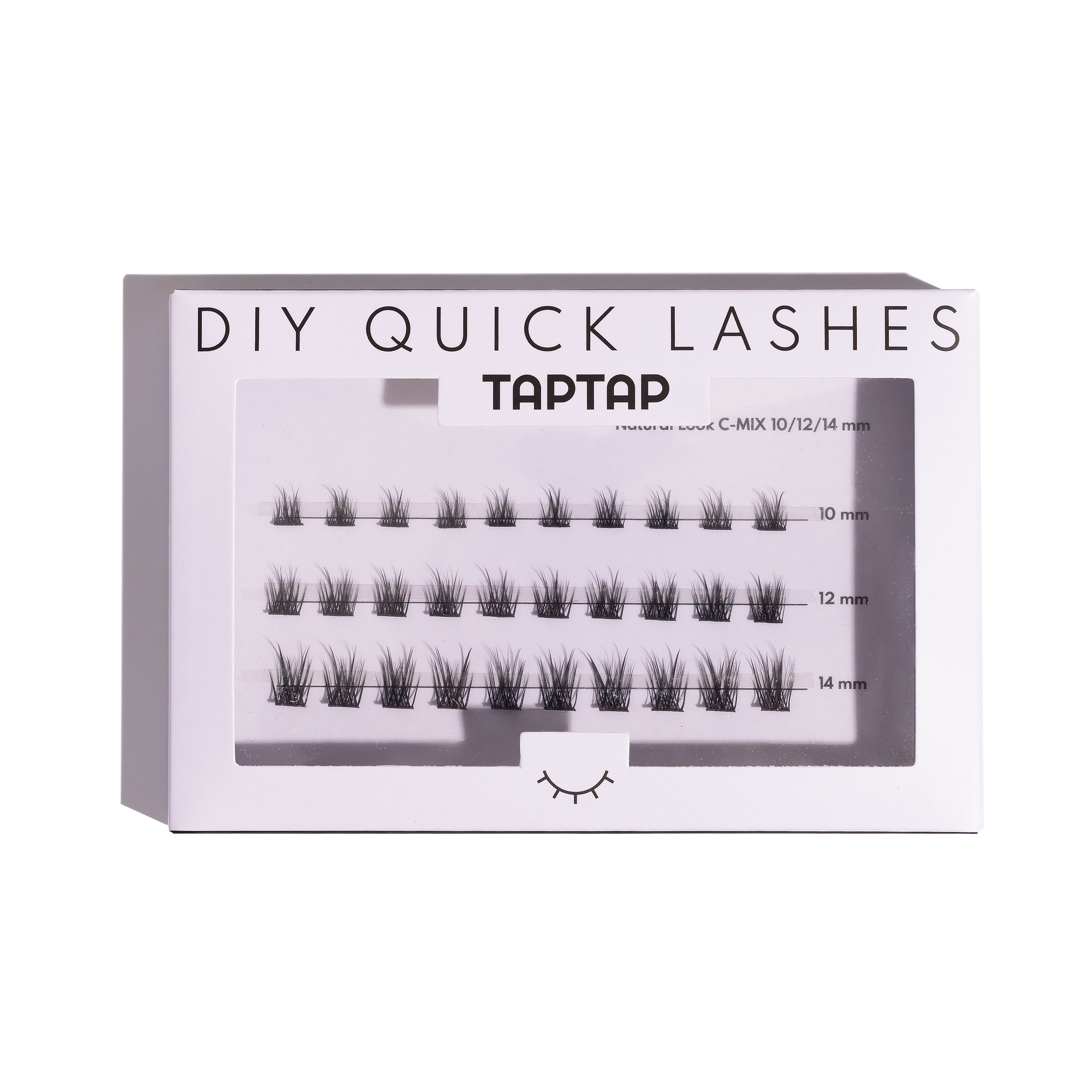 TAPTAP Kępki Rzęs DIY Natural Look C-MIX 10/12/14mm 30 szt.