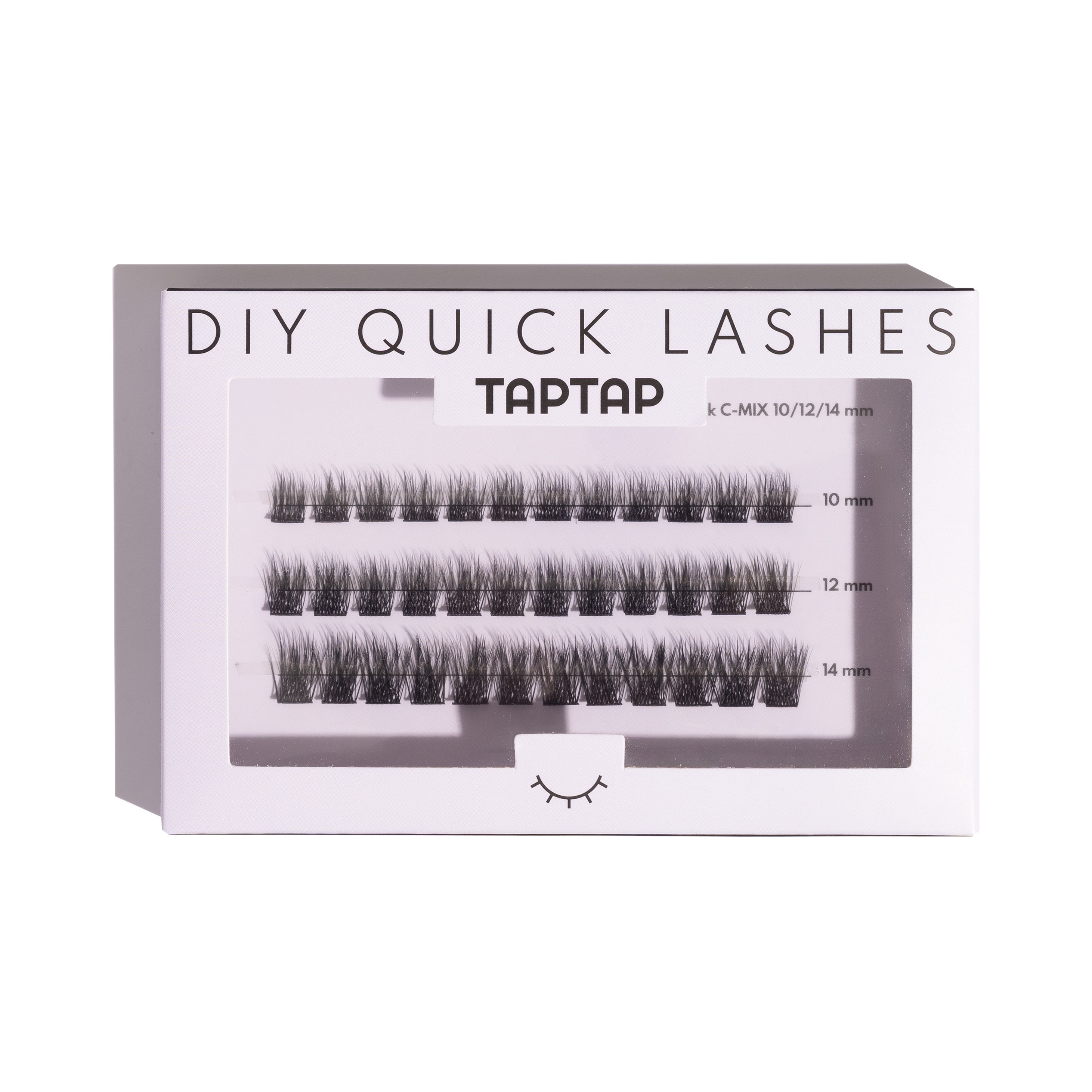 TAPTAP Kępki Rzęs DIY Thick C-MIX 10/12/14mm 36 szt.