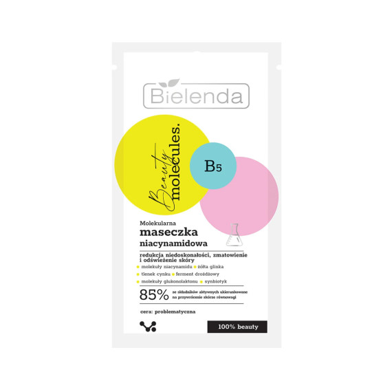 Bielenda Beauty Molecules Maseczka Niacynamidowa 8g