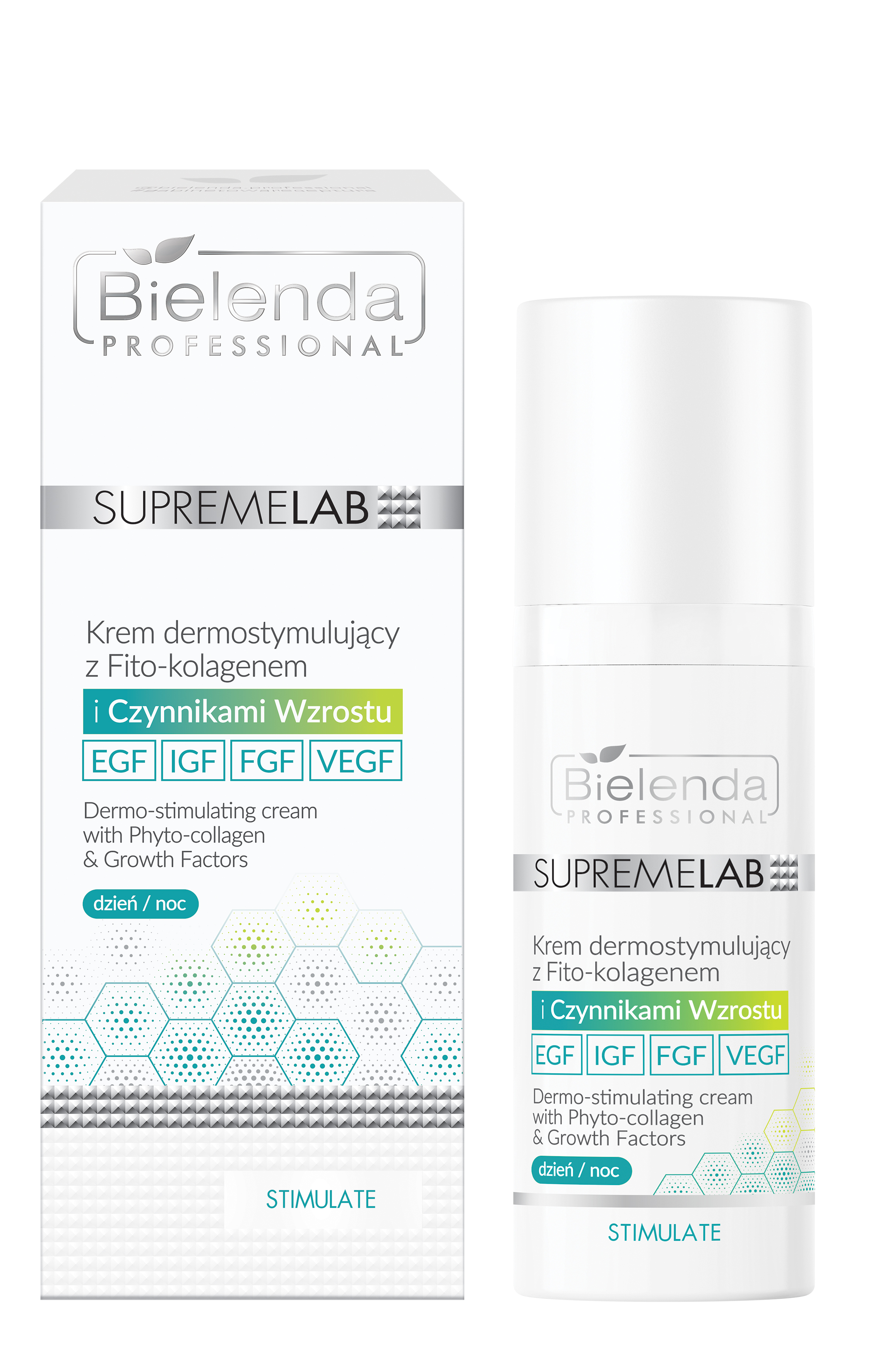 Bielenda Professional SupremeLAB Derm Krem Dermostymulujący z Fito-kolagenem i Czynnikami Wzrostu 50ml