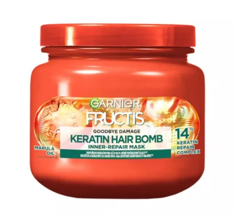 Garnier Fructis Keratin Hair Bomb Maska do Włosów 320ml
