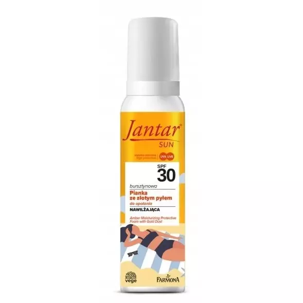 Farmona Jantar Sun Pianka ze Złotym Pyłem do Opalania SPF30 150ml