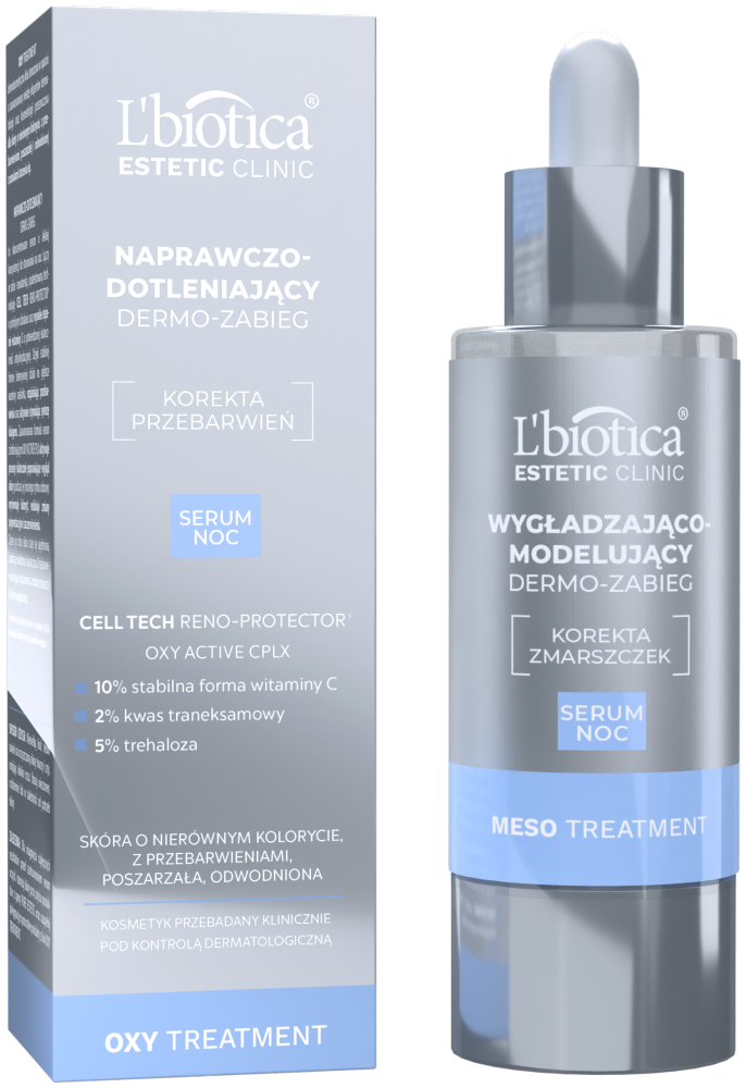 L'biotica Estetic Clinic Oxy Treatment Naprawczo-Dotleniający Dermo Zabieg Serum na Noc 30ml