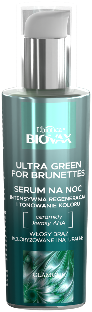Biovax Ultra Green for Brunettes Serum na Noc 100ml