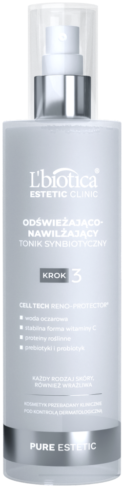 L'biotica Estetic Clinic Pure Estetic Odświeżająco-Nawilżający Tonik Synbiotyczny 200ml