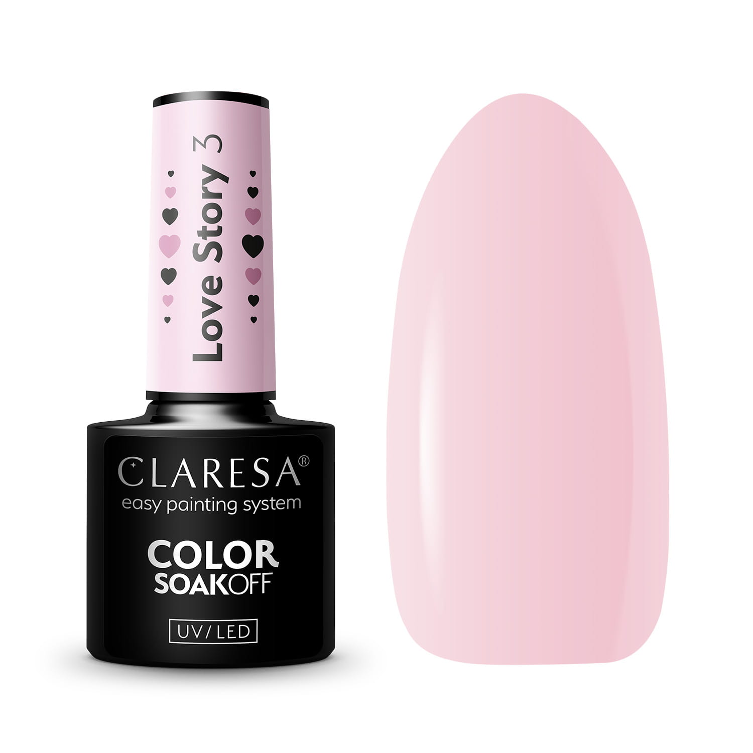 Claresa Lakier Hybrydowy Love Story 3