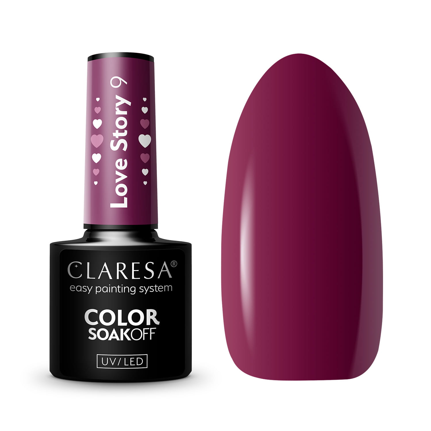 Claresa Lakier Hybrydowy Love Story 9