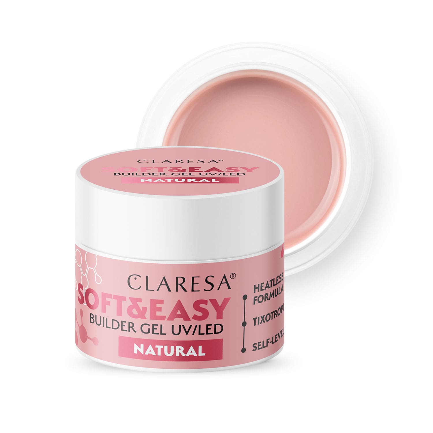 Claresa Żel Budujący Soft & Easy Natural 45g