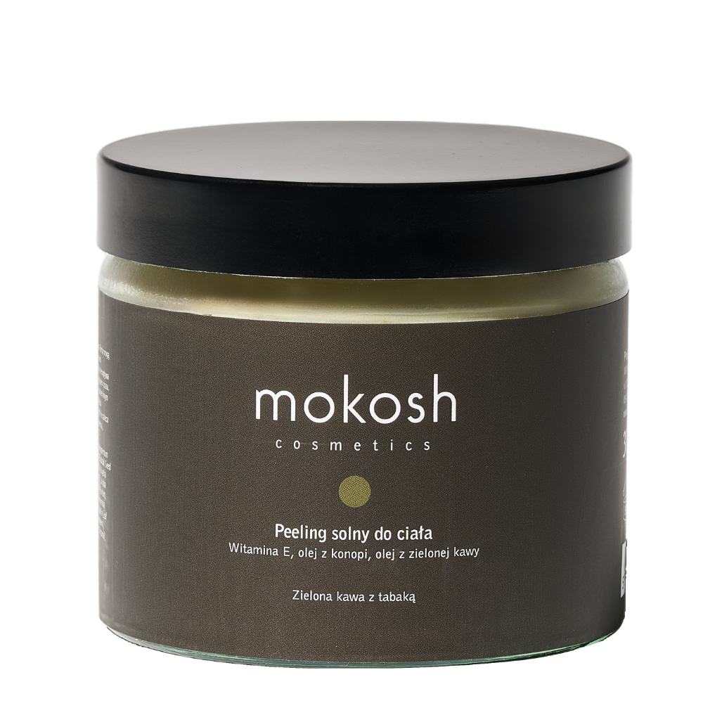 Mokosh Peeling Solny Zielona Kawa z Tabaką 300g