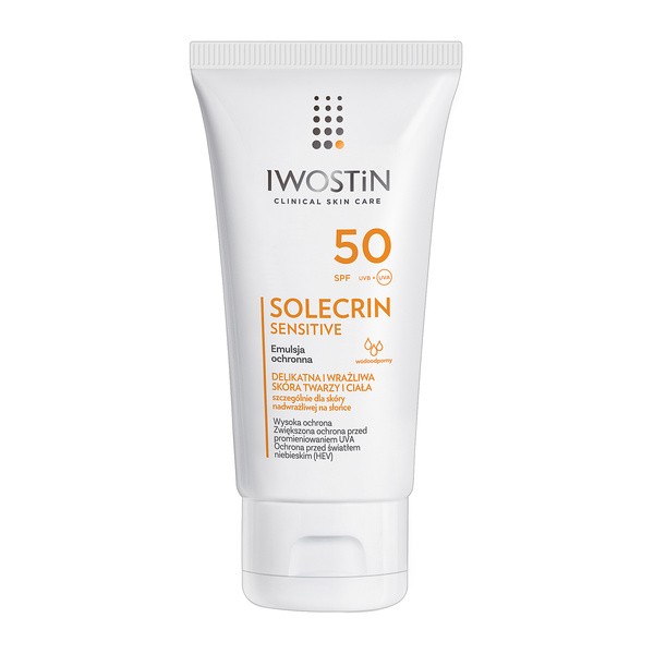 Iwostin Solecrin Sensitive Emulsja Ochronna SPF50+ 100ml