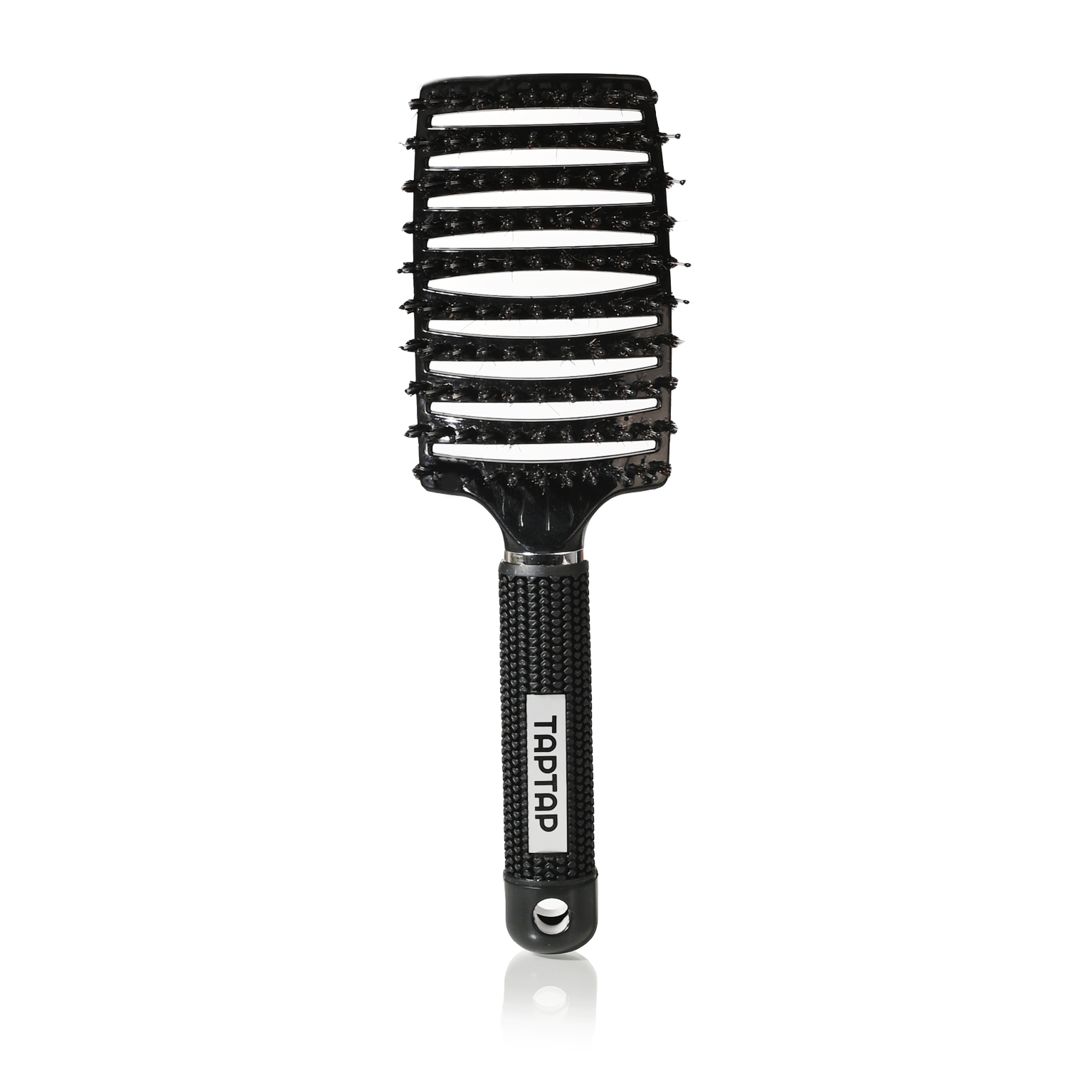 TAPTAP Szczotka do Włosów z Włosiem Dzika Czarna