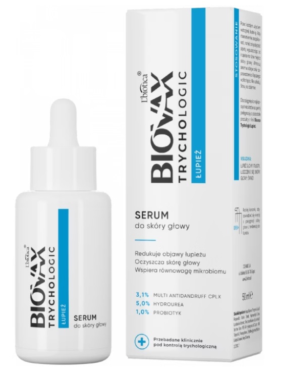 Biovax Trychologic Łupież Serum do Skóry Głowy 50ml