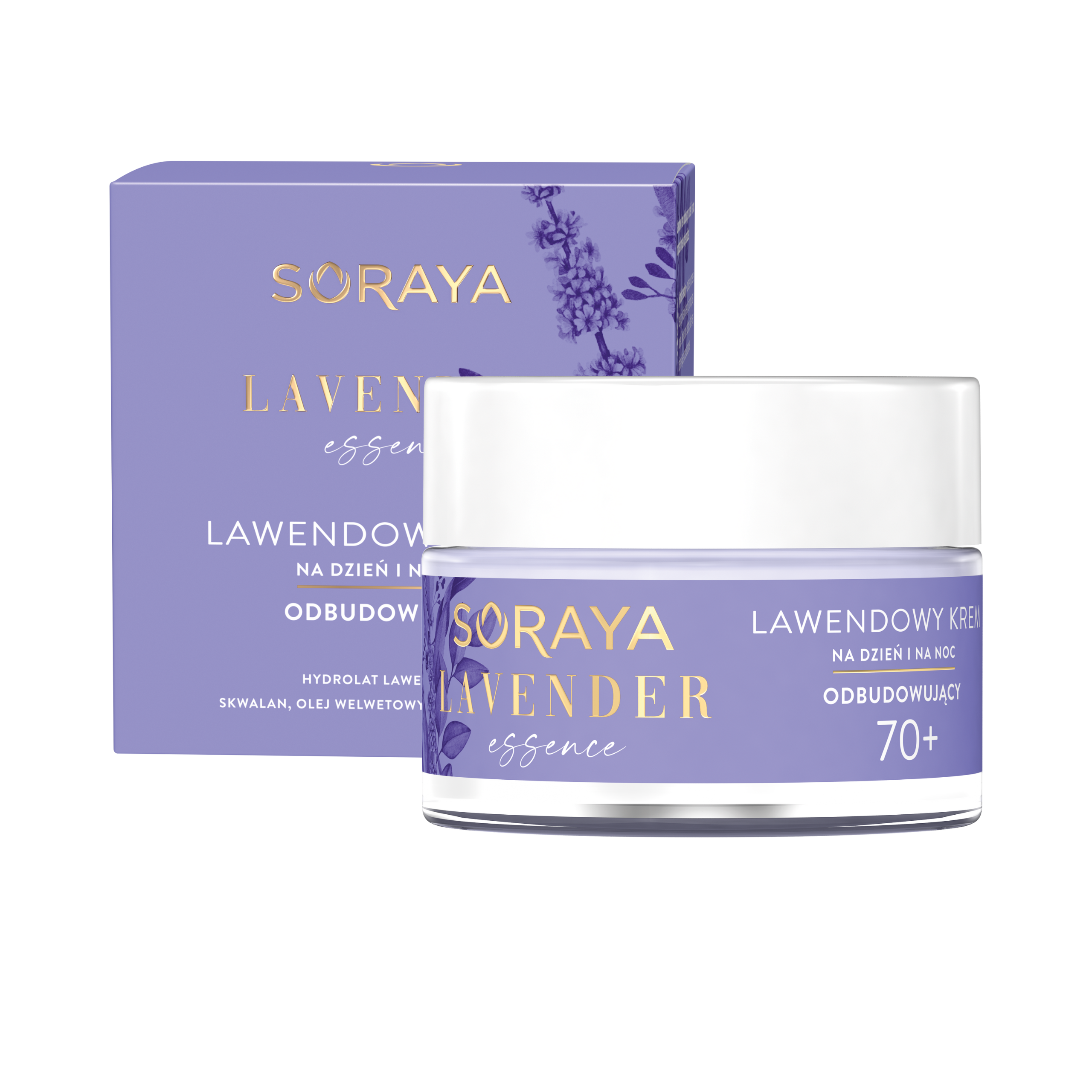 Soraya Lavender Essence Krem Odbudowujący 70+ 50ml