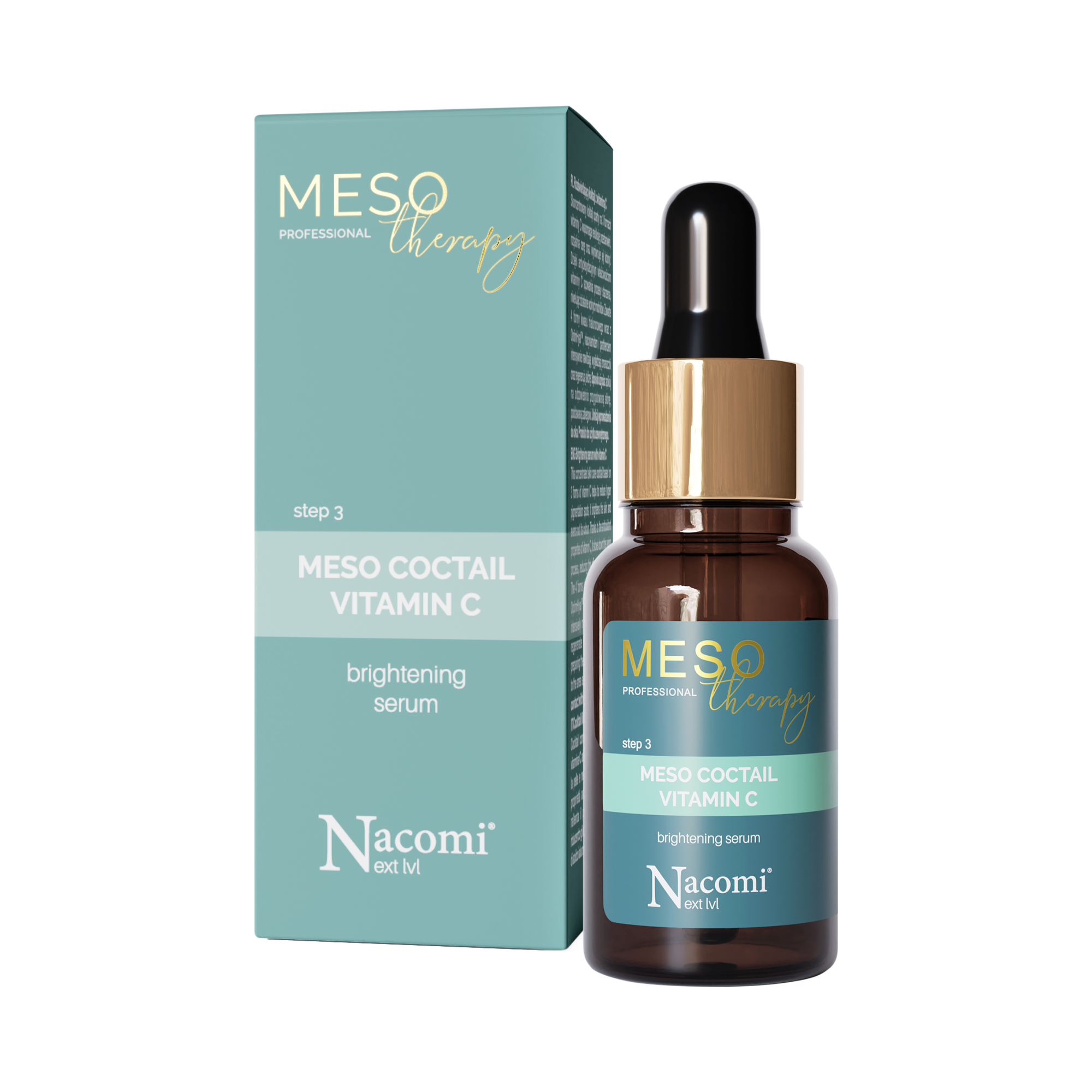 Nacomi Next Lvl Meso Therapy Rozświetlający Koktajl z Witaminą C 15ml