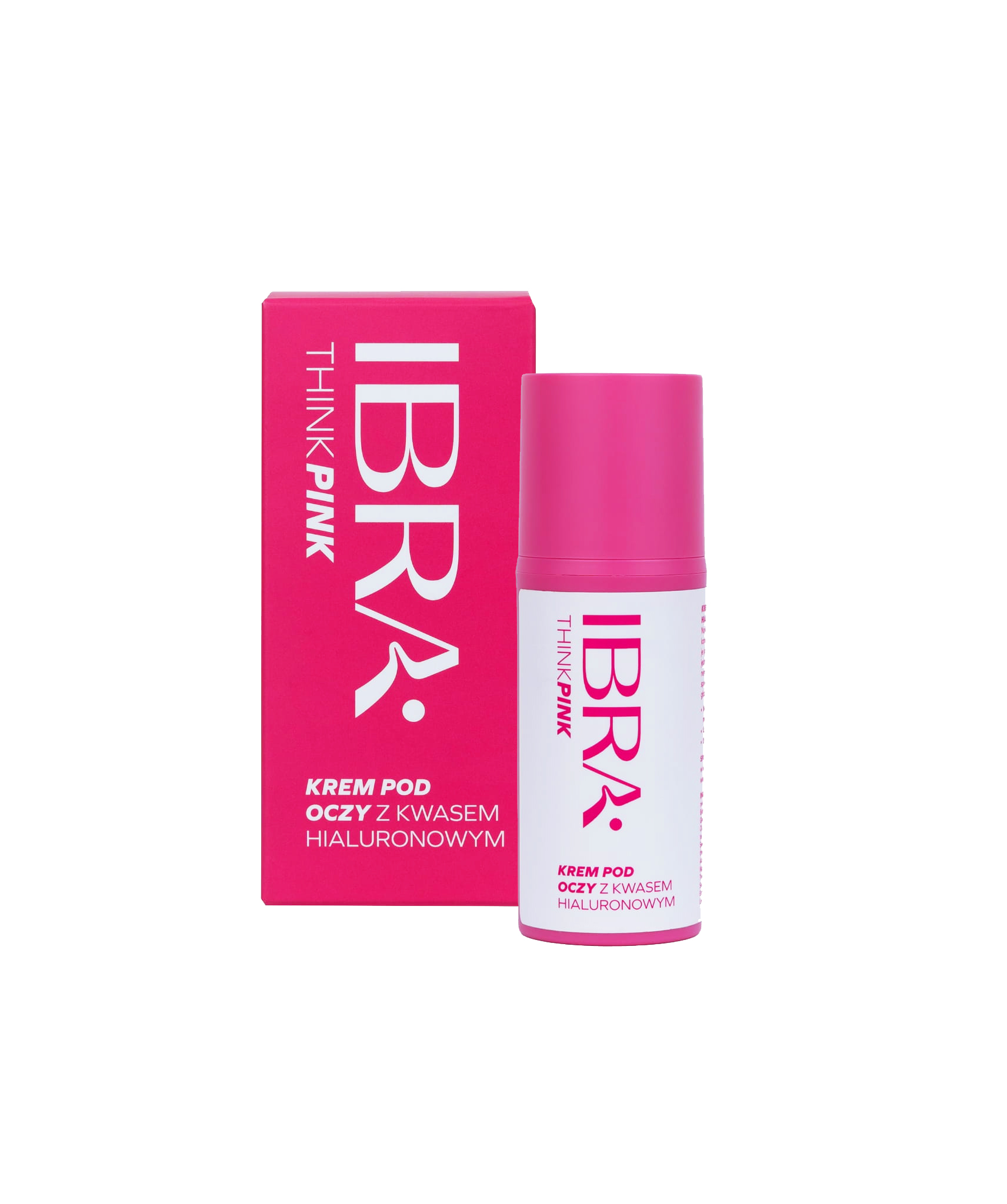 IBRA Makeup Think Pink Krem pod Oczy z Kwasem Hialuronowym 30ml