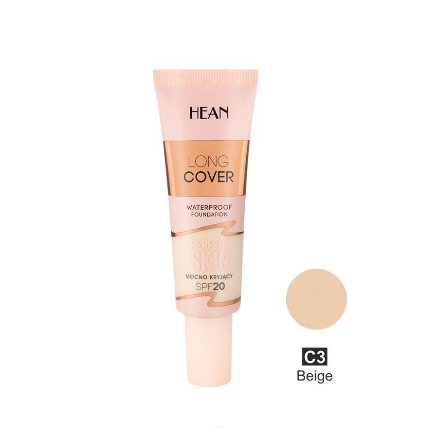 HEAN Long Cover Perfect Skin Podkład C3 Beige