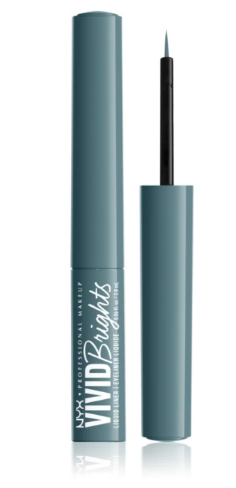 NYX Professional Makeup Vivid Brights Eyeliner z Pędzelkiem 01 Cyan Simp