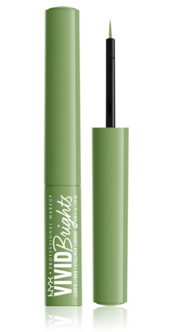 NYX Professional Makeup Vivid Brights Eyeliner z Pędzelkiem 02 Ghosted Green
