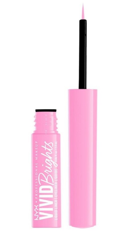NYX Professional Makeup Vivid Brights Eyeliner z Pędzelkiem 09 Sneaky Pink