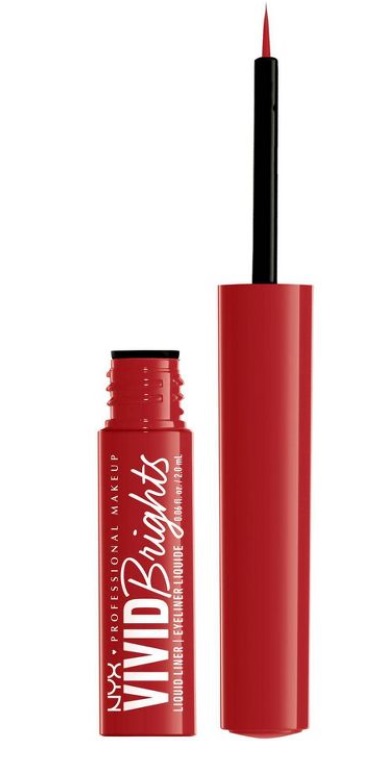 NYX Professional Makeup Vivid Brights Eyeliner z Pędzelkiem 04 On Red