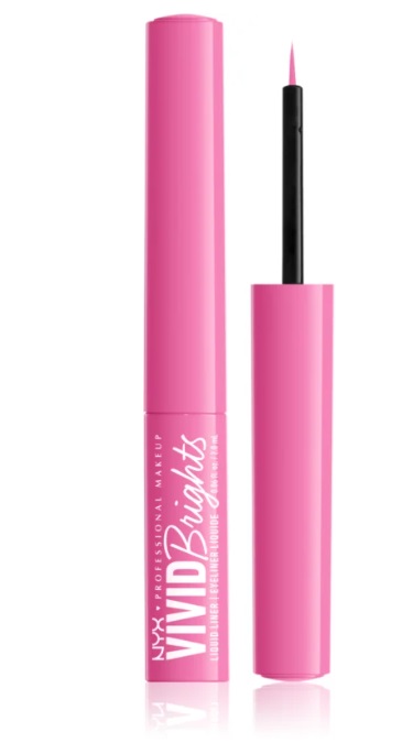 NYX Professional Makeup Vivid Brights Eyeliner z Pędzelkiem 08 Don't Pink Twice