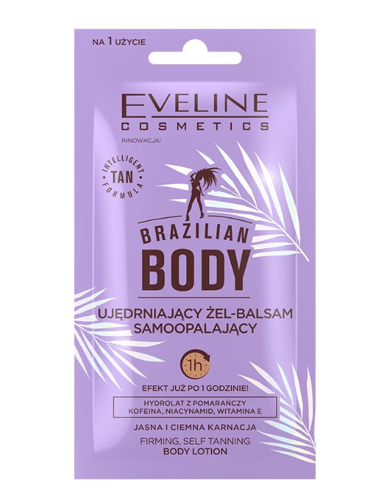 Eveline Brazilian Body Ujędrniający Żel-Balsam Samoopalający 12ml