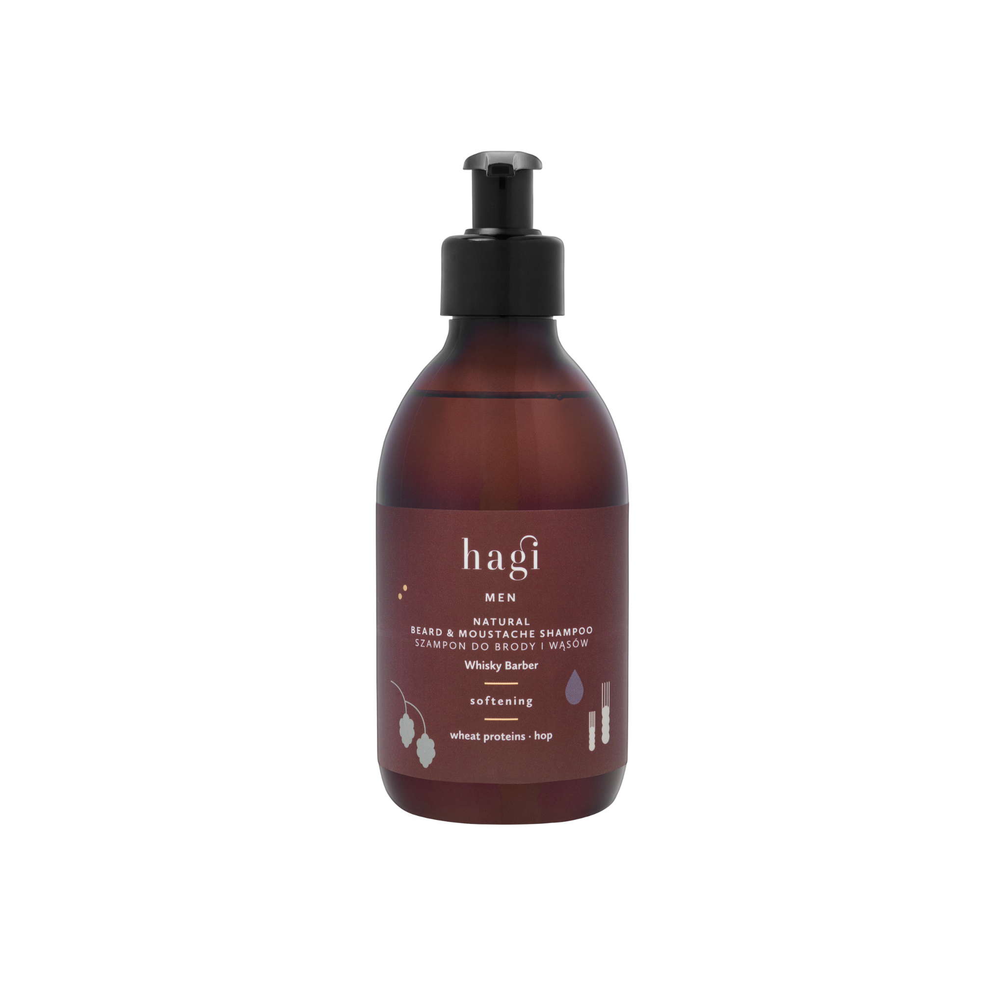 Hagi Men Whisky Barber Szampon do Brody i Wąsów 300ml