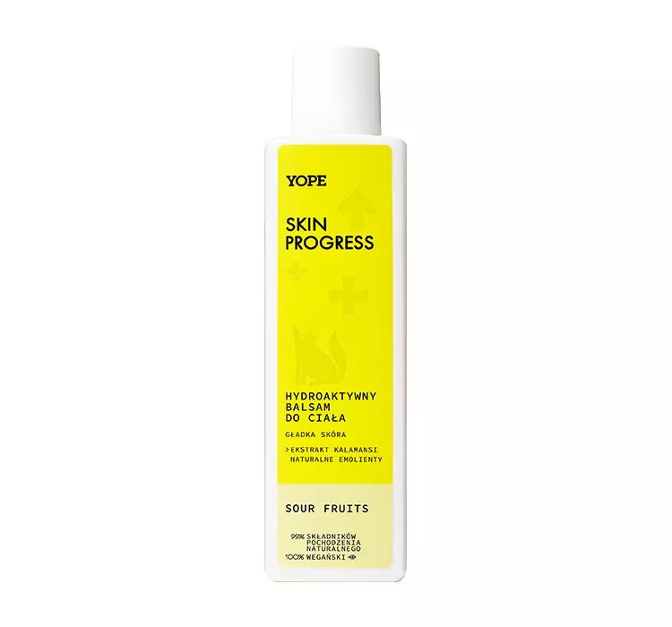 YOPE Skin Progress Hydroaktywny Balsam do Ciała Gładka Skóra Sour Fruits 200ml