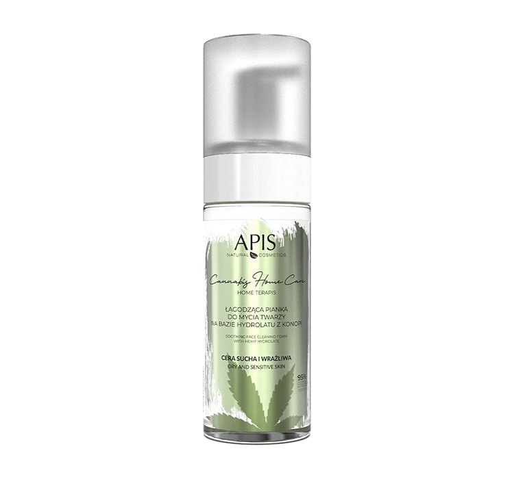 APIS Pianka do Mycia Twarzy na Bazie Hydrolatu z Konopi 150ml