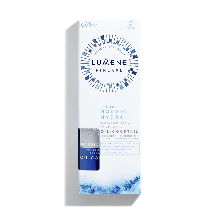 Nordic Hydra [LĘHDE] Prebiotyk Oil-Dwufazowy koktajl serum do skóry odwodnionej i suchej