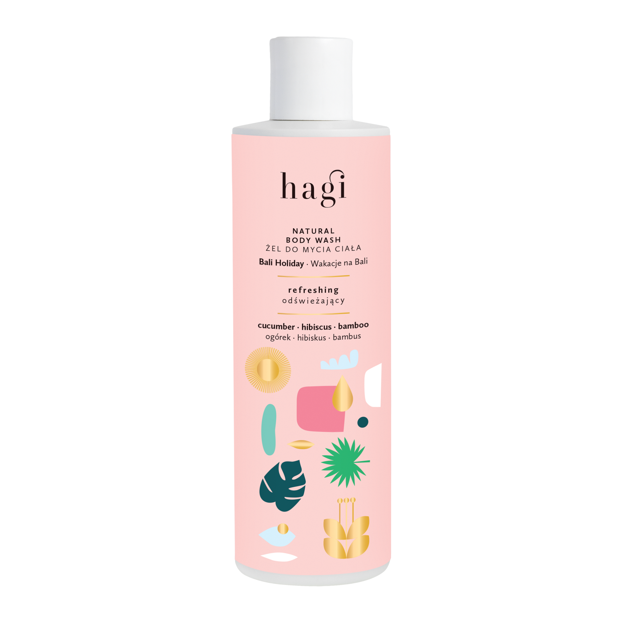 Hagi Naturalny Żel do Mycia Ciała Wakacje na Bali 300ml