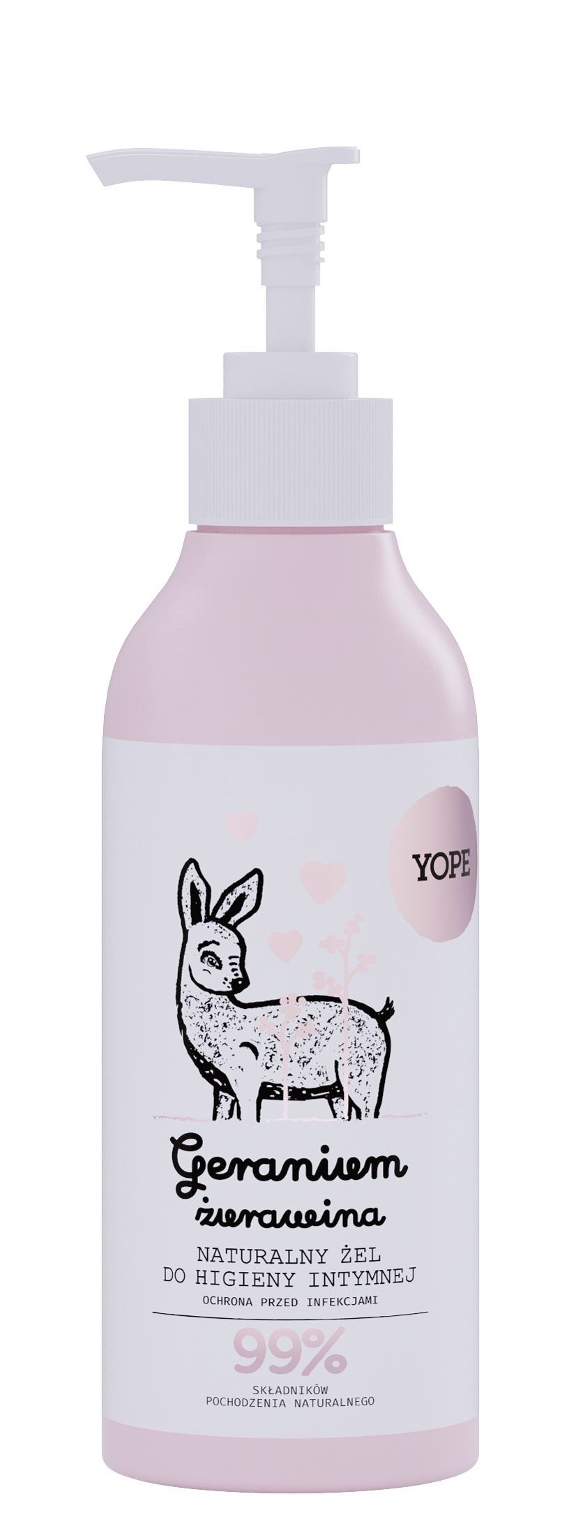 Yope Płyn do Higieny Intymnej Geranium i Żurawina 300ml