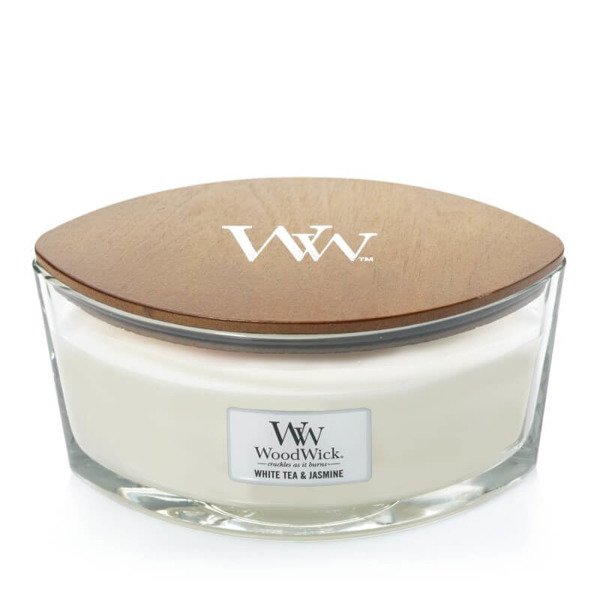WoodWick Świeca Elipsa White Tea & Jasmine