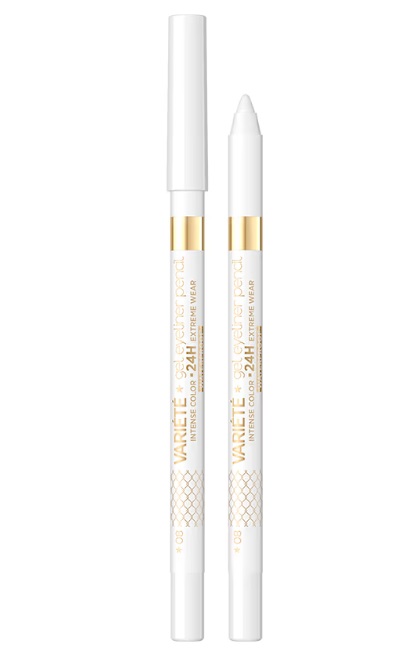 Eveline Variete Żelowa Kredka do Oczu 08 White