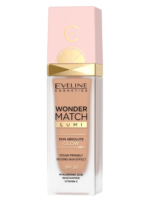 Eveline Wonder Match Lumi SPF20 Podkład Rozświetlający 25 Sand Beige